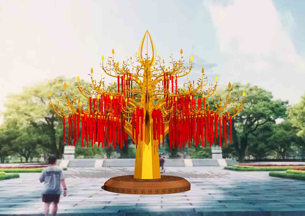 T-010 Prayer Tree Sculpture